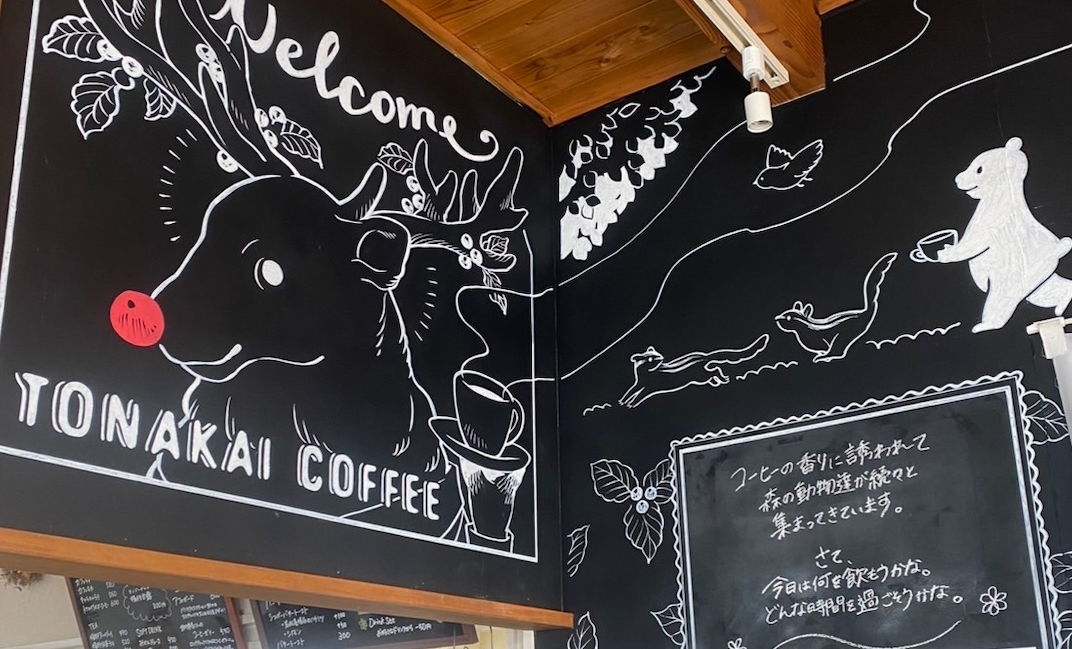 店内の様子(ウォールアート)